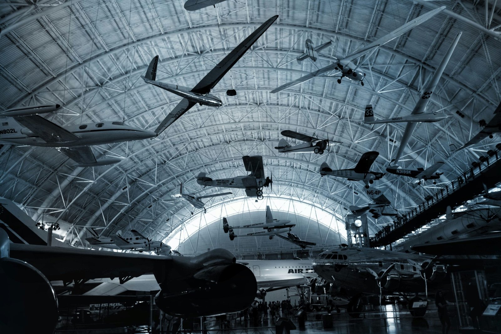 Aeronautical Engineer CDR Sample – ANZSCO 233915 showcasing a collection of aircraft in an aviation museum, highlighting aircraft design evolution, aerospace technology, and engineering innovation.